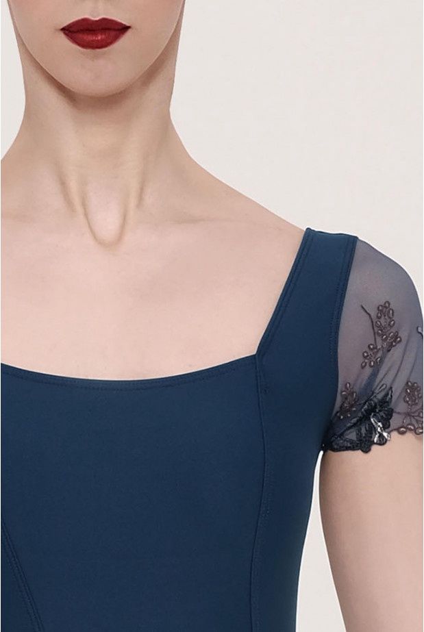Wear Moi Liseron Leotard, Colour: Night Blue, Size: X Small