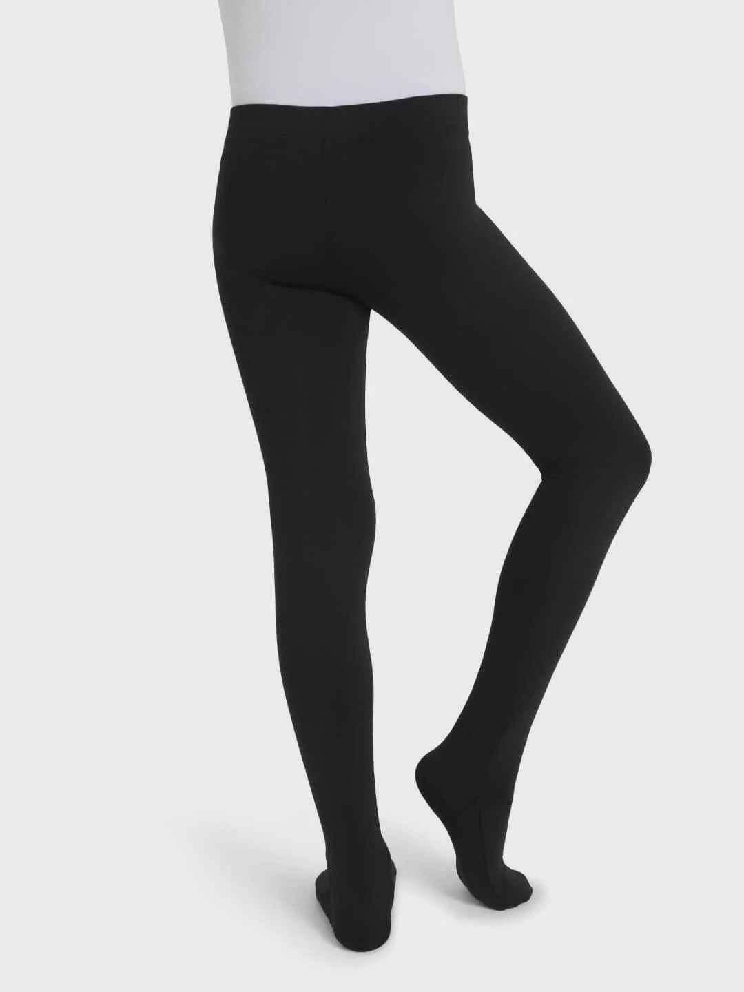 Capezio Tactel Fitted Tights - Black - CA10361B, Size: Small