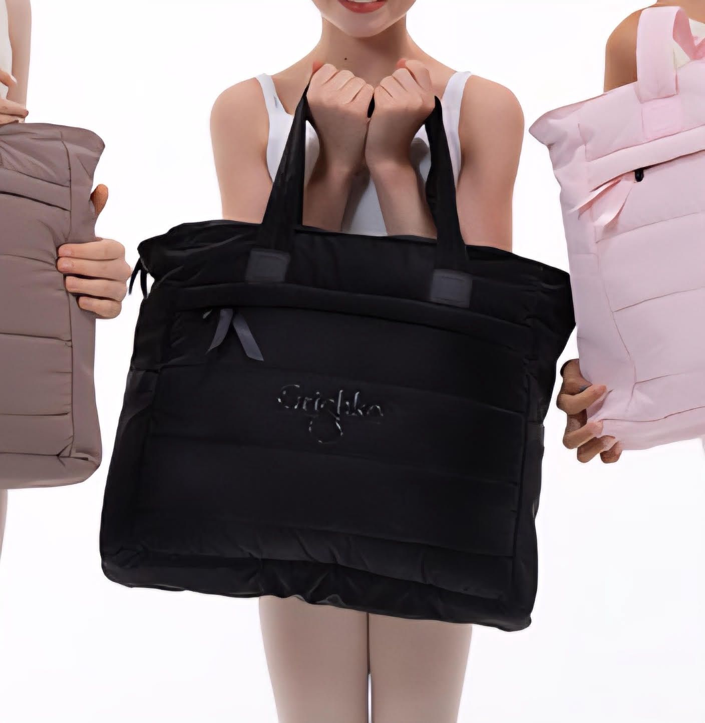 Grishko Tote Bag with zipper, Colour: Black