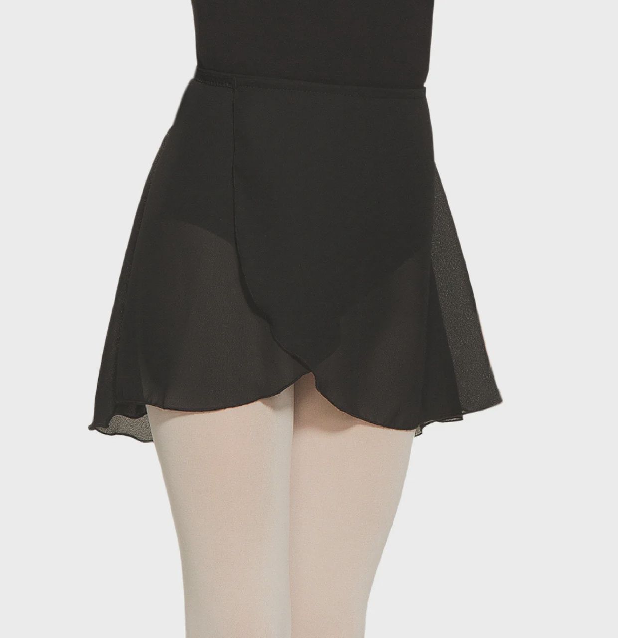 Mondor Wrap Skirt - Black - Junior, Size: X Small