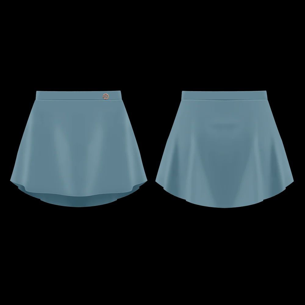 Danse De Paris Belle Skirt, Colour: Sterling Blue, Size: XXS/XS