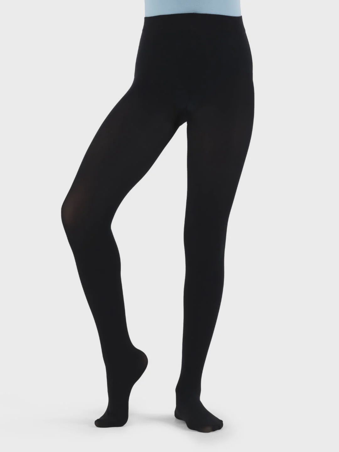 Capezio Ultra Soft Footed Tights - Adult - Black, Size: XS