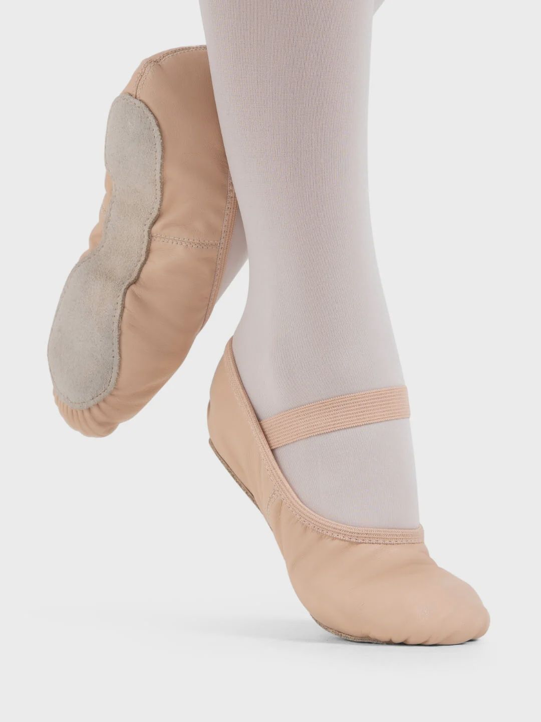 Capezio Luna Full Leather Sole Ballet Shoe, Size: 3, Width: M