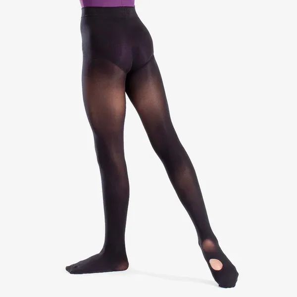 So Danca Convertible Tights - Child, Colour: Black, Size: 8-10