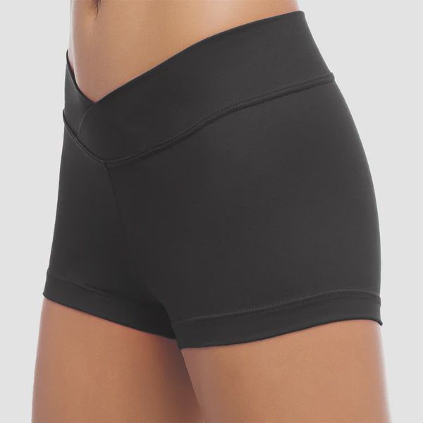 So Danca Aubrey Black Shorts  SL80, Size: Petite