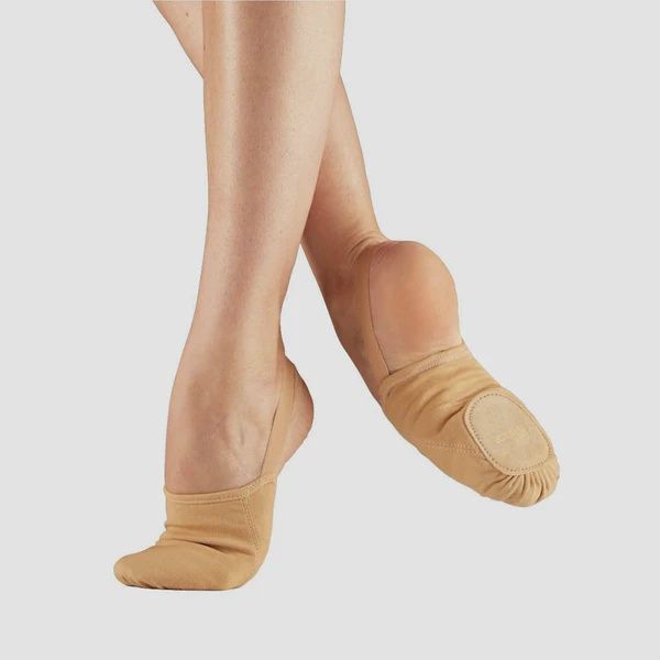 So Danca Bullet Stretch Canvas Shoe - Nude, Size: 4