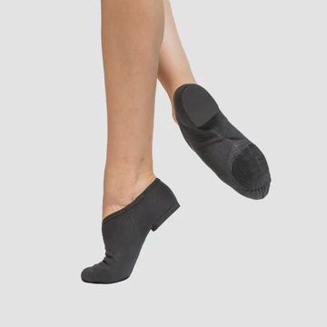 So Danca Jada Stretch Canvas Jazz Shoe  - Ladies - JZ75L, Colour: Black, Size: 5
