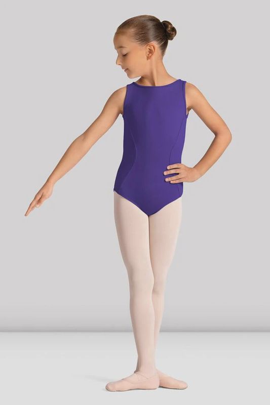Bloch Celestia Boat Neckline Mesh Back Gel Print Tank Leotard