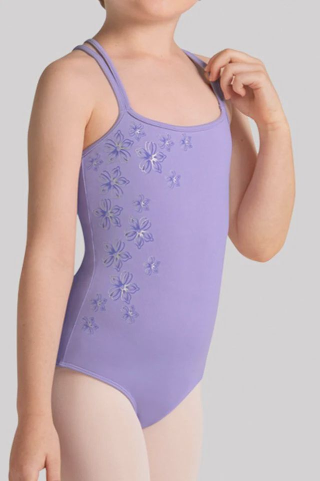 Back Strap Print Cami (CL70009), Colour: Lilac, Size: 12