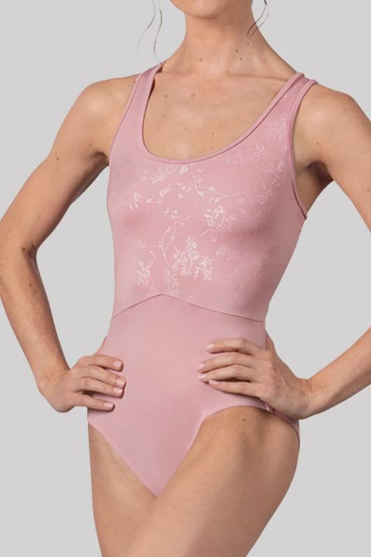 Lumina Scoop Neckline Strap Leo - Vintage Pink