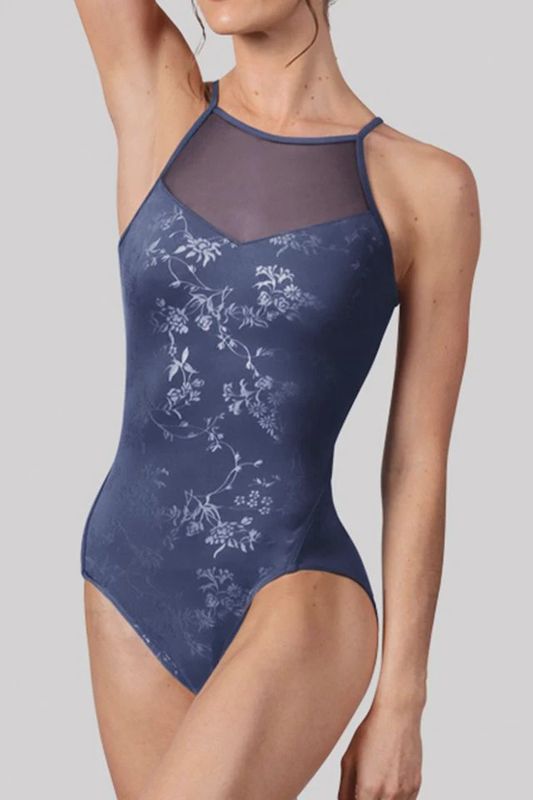 Front Floral Print Leo - Eclipse Blue L70007)