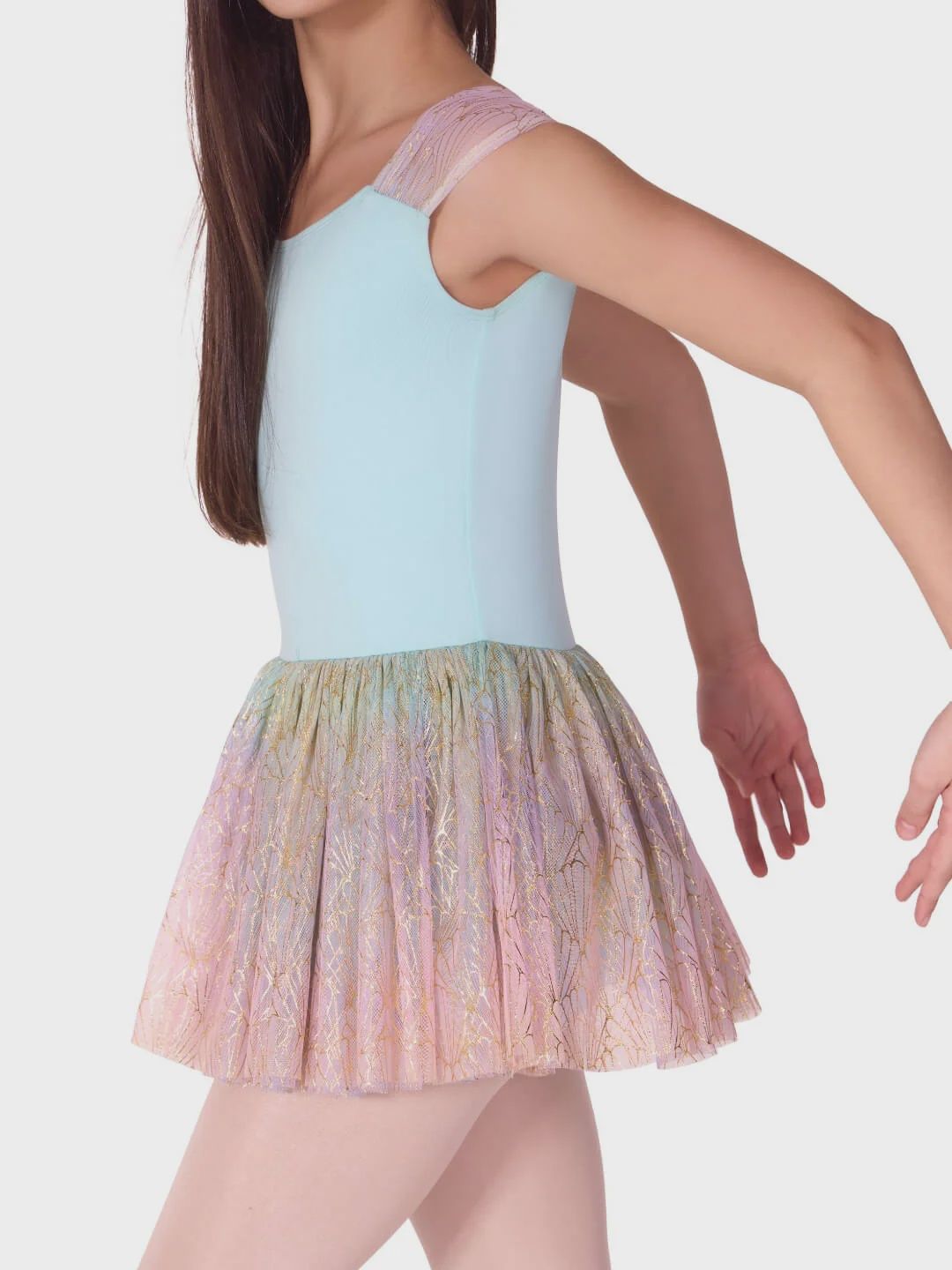 Capezio Youth Ariel Dress, Colour: Turquoise, Size: Small