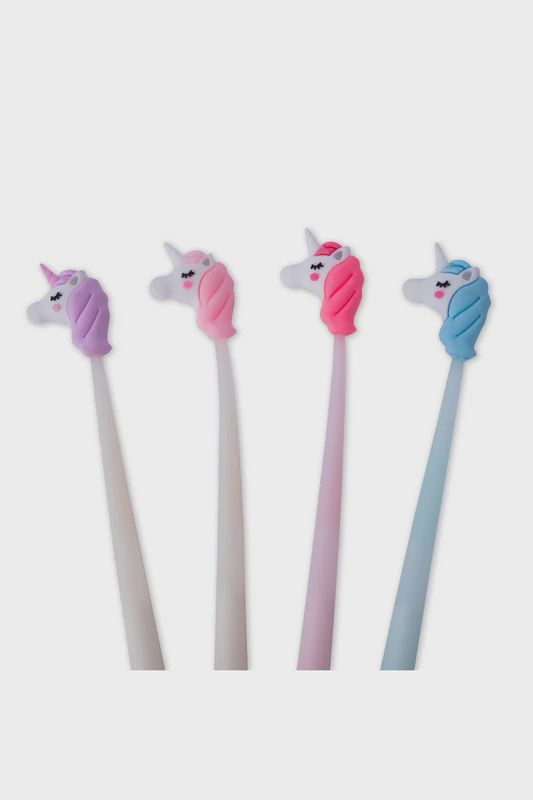 Iridescent Unicorn Pens, Assorted