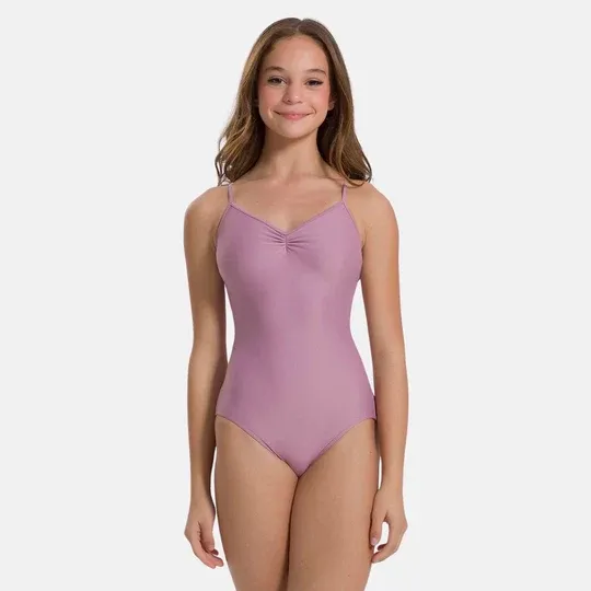 SoDanca Adult Pinch Front Criss-Cross Back Cami Leo - BY63