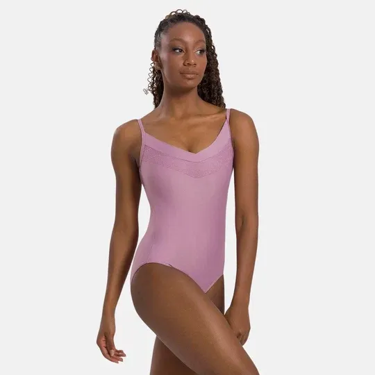 SoDanca Adult Scoop Neck Low Back with keyhole Cami Leo - BY64