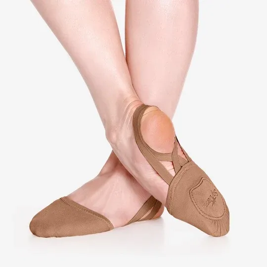 So Danca Canvas Half Sole BA41, Colour: Sand, Size: XS