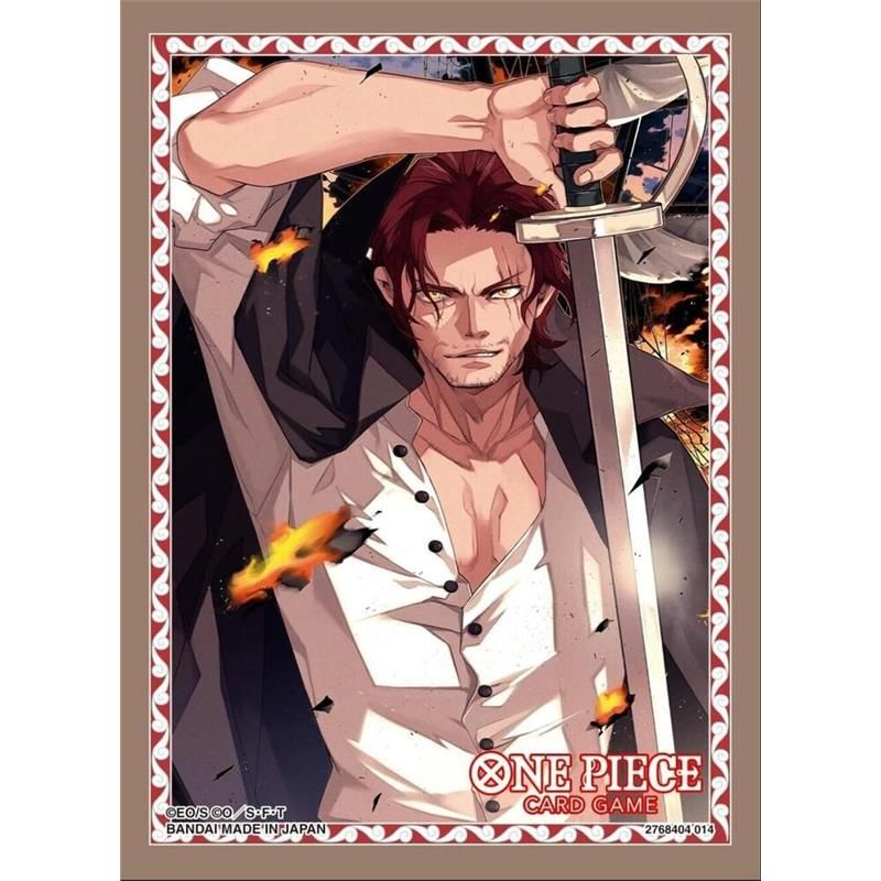 One Piece Card Game Official Sleeves - Shanks
