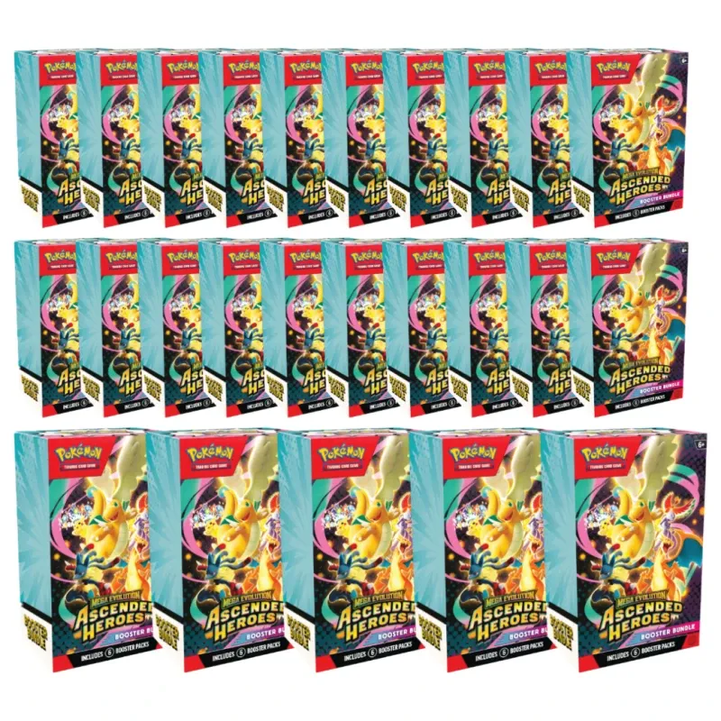 Pokémon TCG: Mega Evolution - Ascended Heroes - Booster Bundle zestaw 25 sztuk