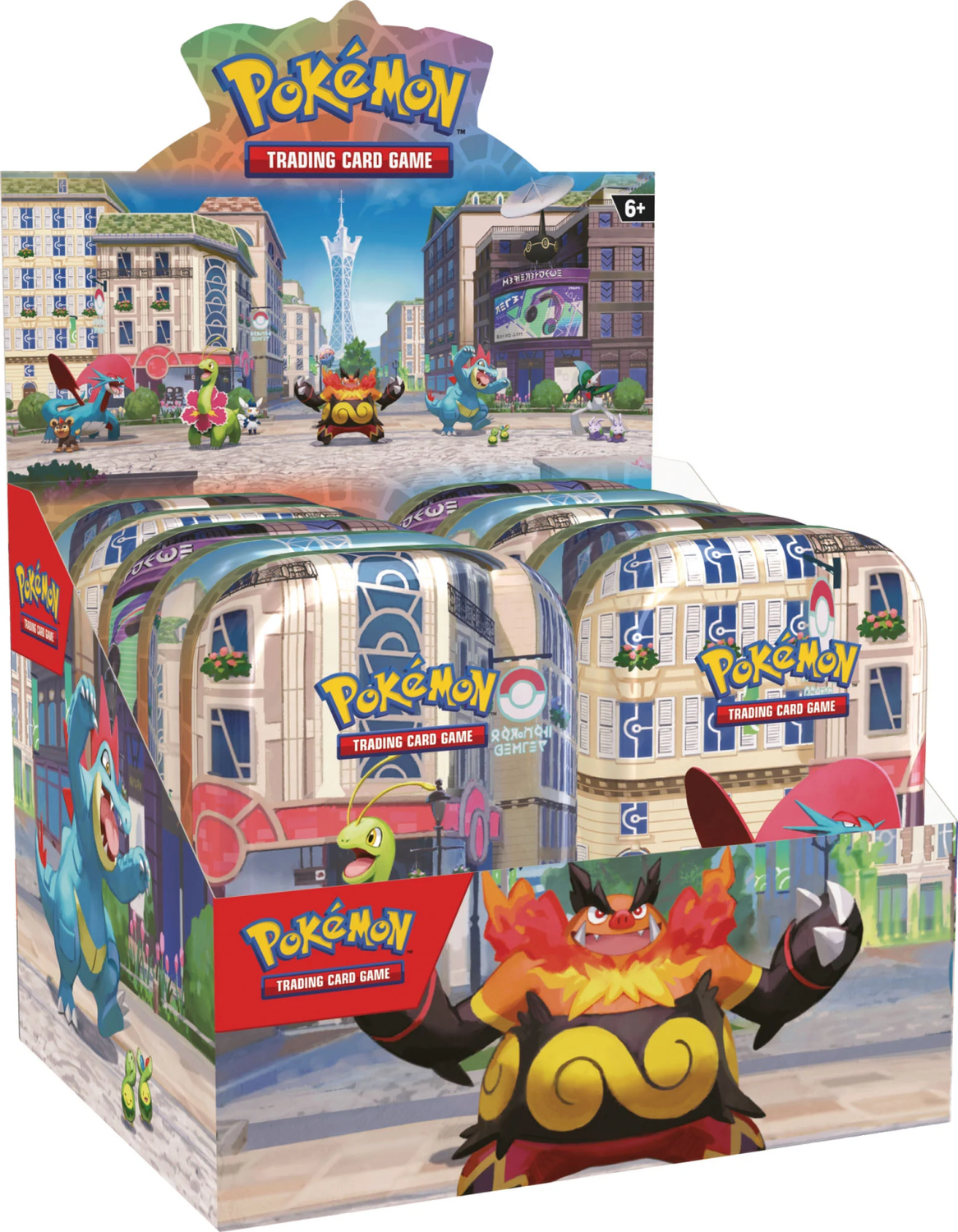 Pokémon TCG: Lumiose City Min Tin Display (10)