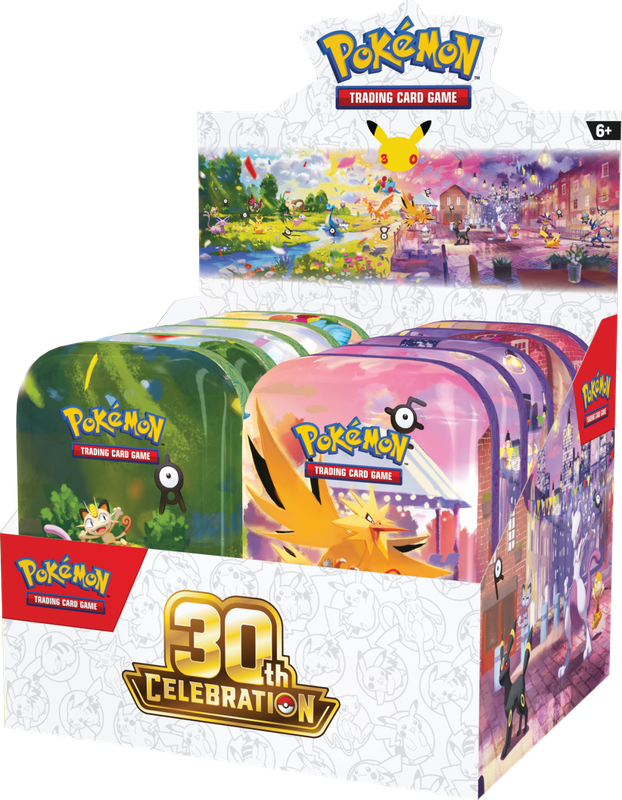 Pokémon TCG: 30th Celebration - Mini Tin - MIX Display (10)