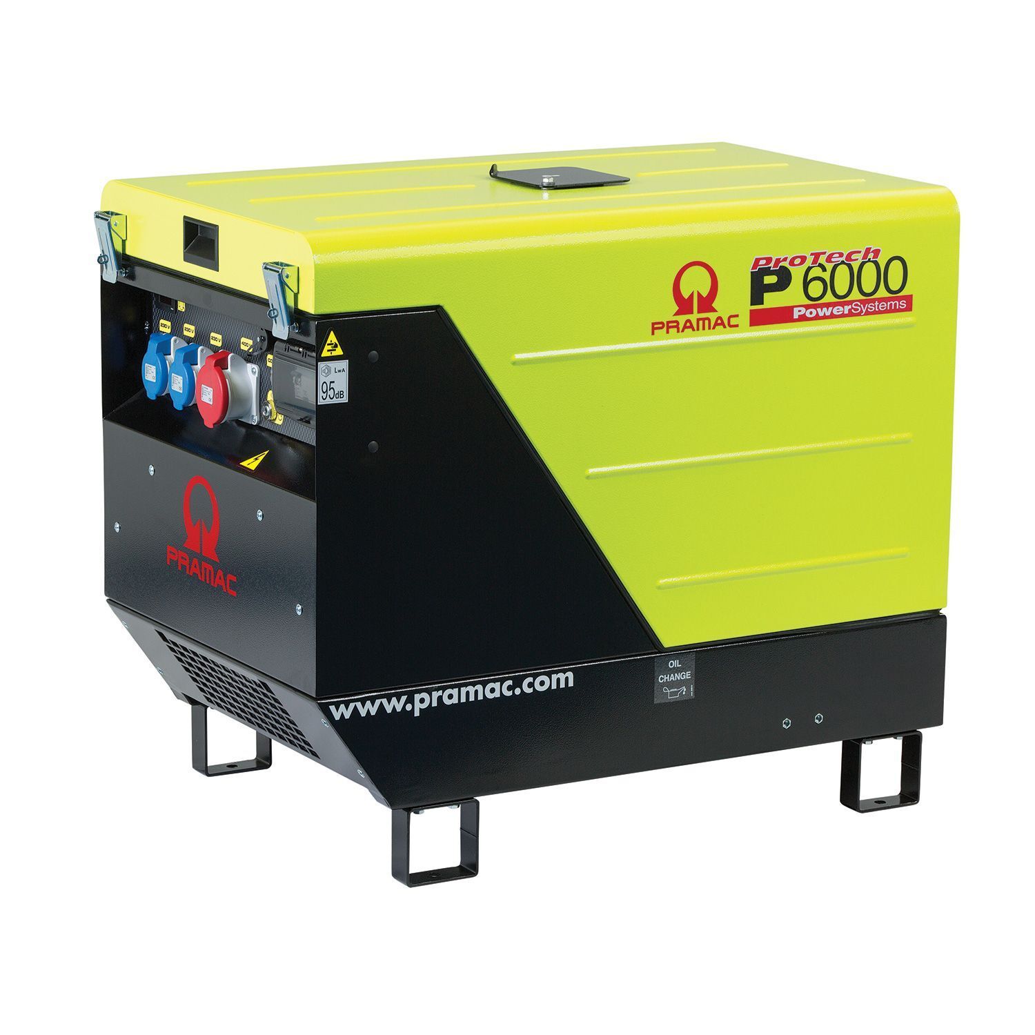 PRAMAC P6000 5.9kVA AVR Silenced E Start Diesel Generator, Price Includes Freight to Darwin.