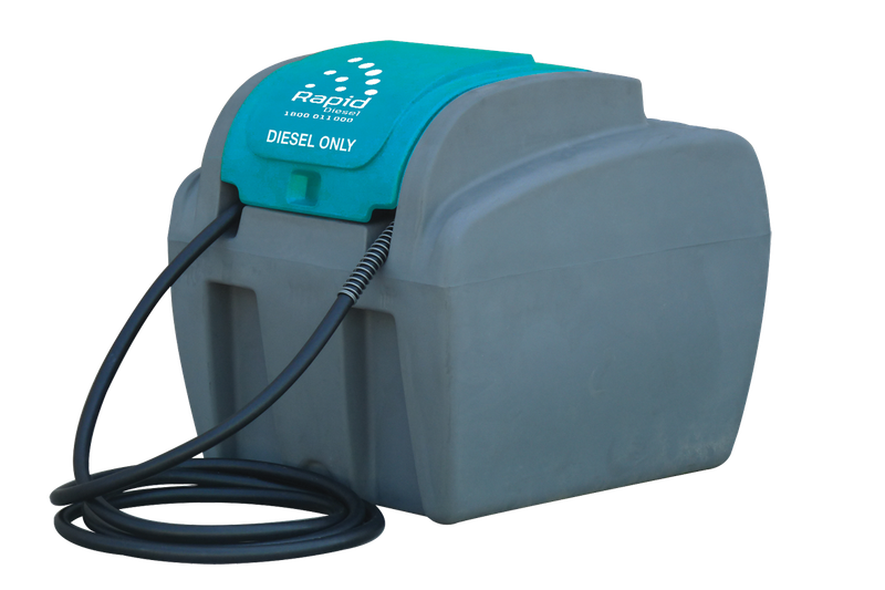 Rapid Spray 200 litre space saver diesel unit with pump cover Dieselflo 12 volt 40 L/min pump kit