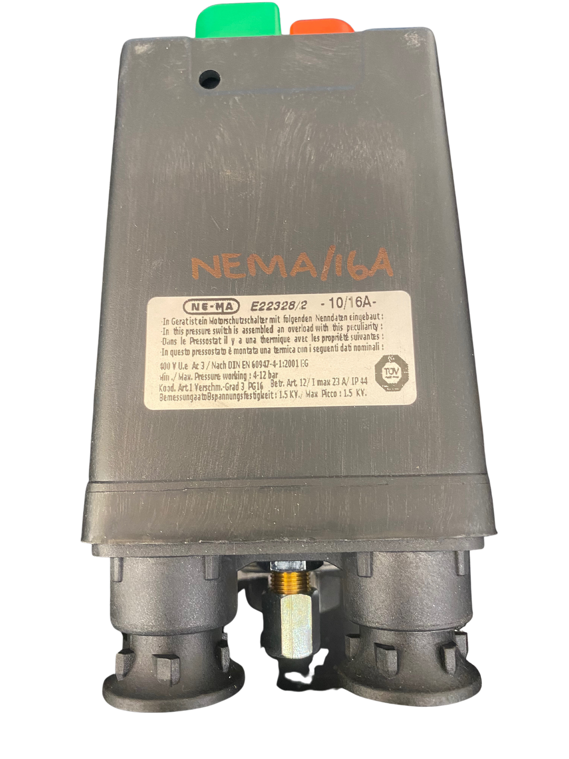 PRESSURE SWITCH 415V NEMA 10-16A O’LOAD - In-Stock Darwin, Price Includes freight to Darwin