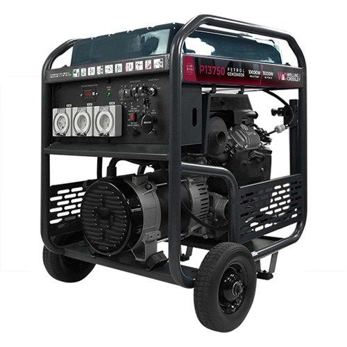 Welling & Crossley P13750 13.75kVA (11000W) Open Frame AVR Petrol Generator E-Start.