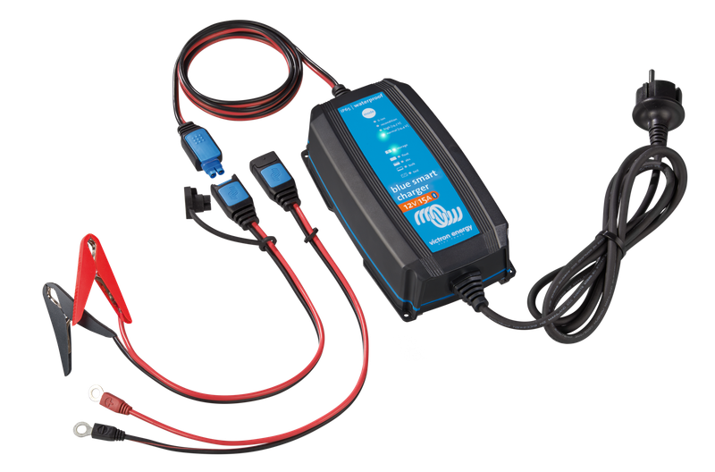 Blue Smart IP65 Battery Charger 12V /15A + DC connector- In-Stock Darwin, Price Includes freight to Darwin