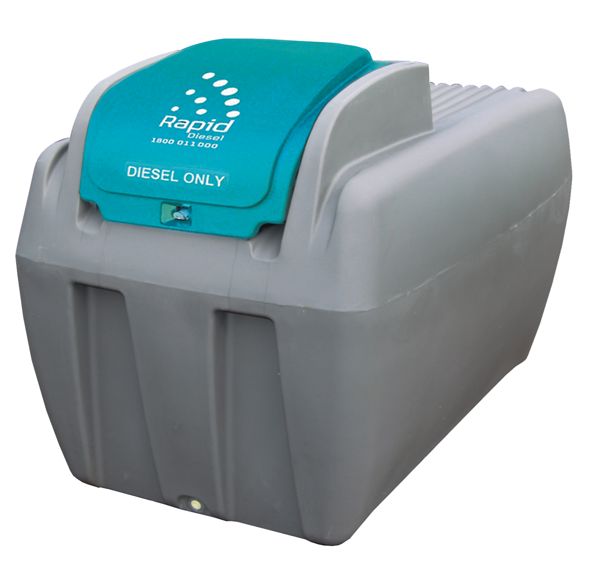 Rapid Spray 1200 litre diesel unit with pump cover Fluid 12 volt 60 L/min pump kit