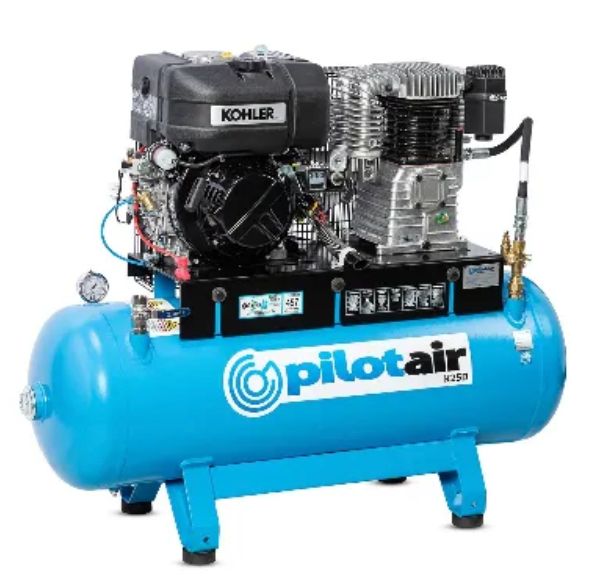 Pilot Air K25D Diesel Air Compressor - 457L/min (16.2CFM) Free Air Delivery - Available in Darwin NT - Freight Included
