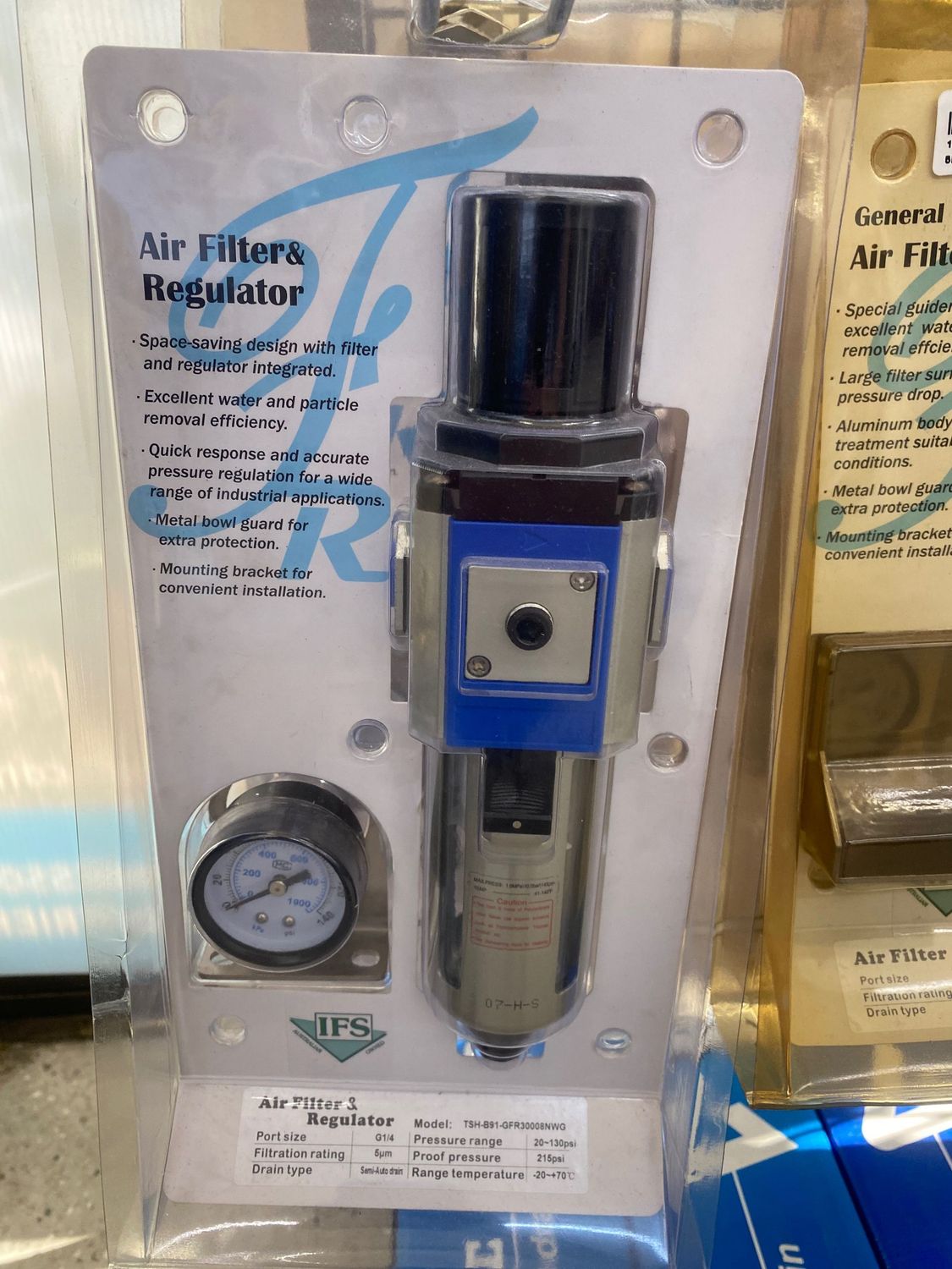 300 Series 1/4 BSP Filter Regulator - In-Stock Darwin, Price Includes freight to Darwin