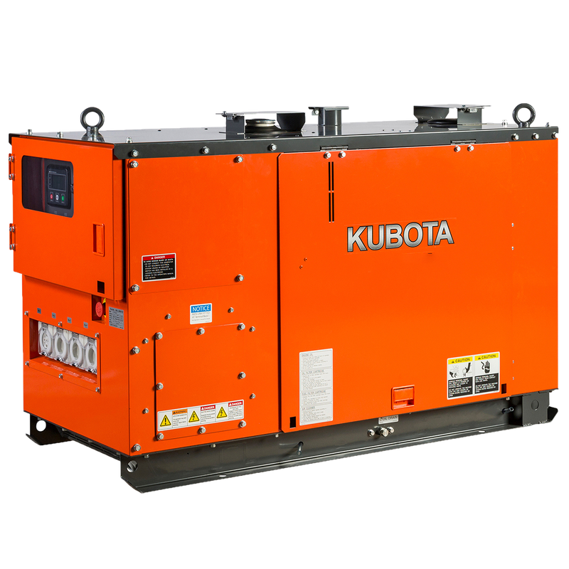 Kubota KJ-S130-AU-B Diesel Generator- 12.5kVA Single Phase - Available in Darwin NT- Please Contact us for Price