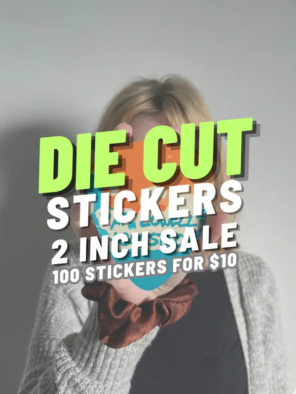 2&#39;&#39; INCH - 100 STICKERS