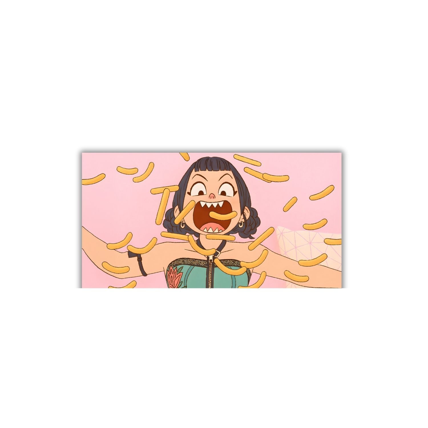 Kpop demon hunter jdm  Anime Peaker sticker