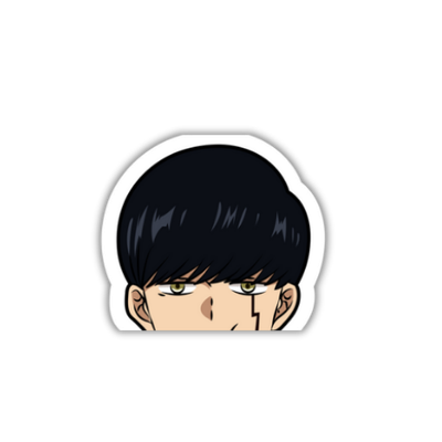 Mashle mash bu Peeker sticker