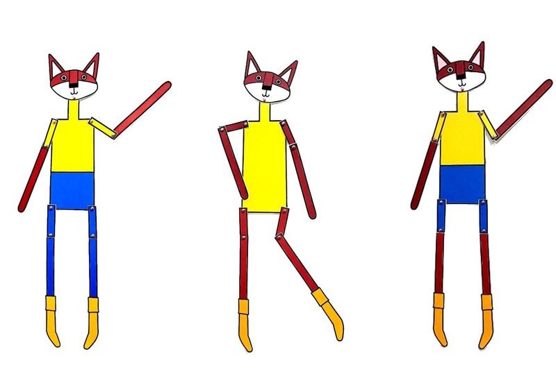 TwigKids Fox Paper Doll Kit FREE SHIPPING