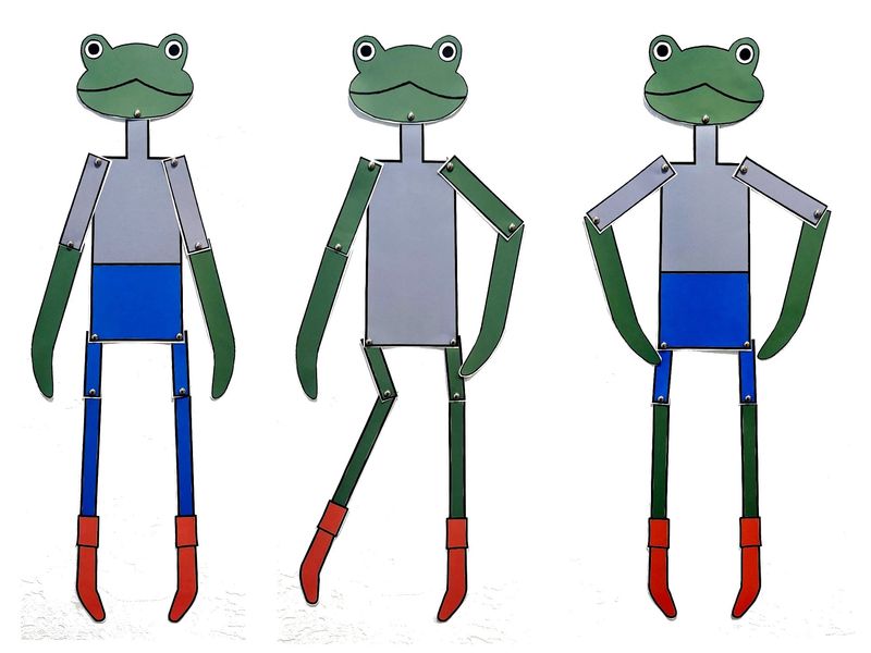 OC Twig Frog Paper Doll Kit FREE SHIPPING