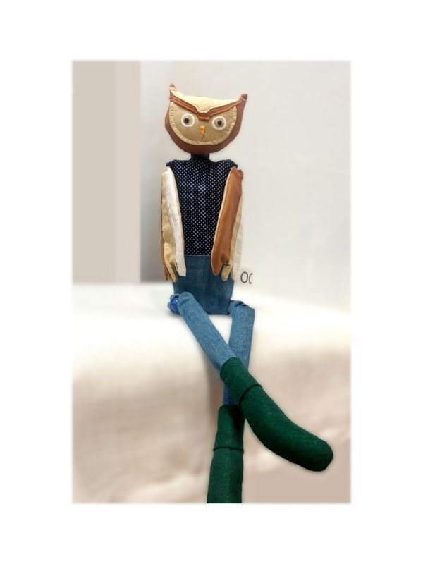 OC Twig Owl with Pants FREE SHIPPING