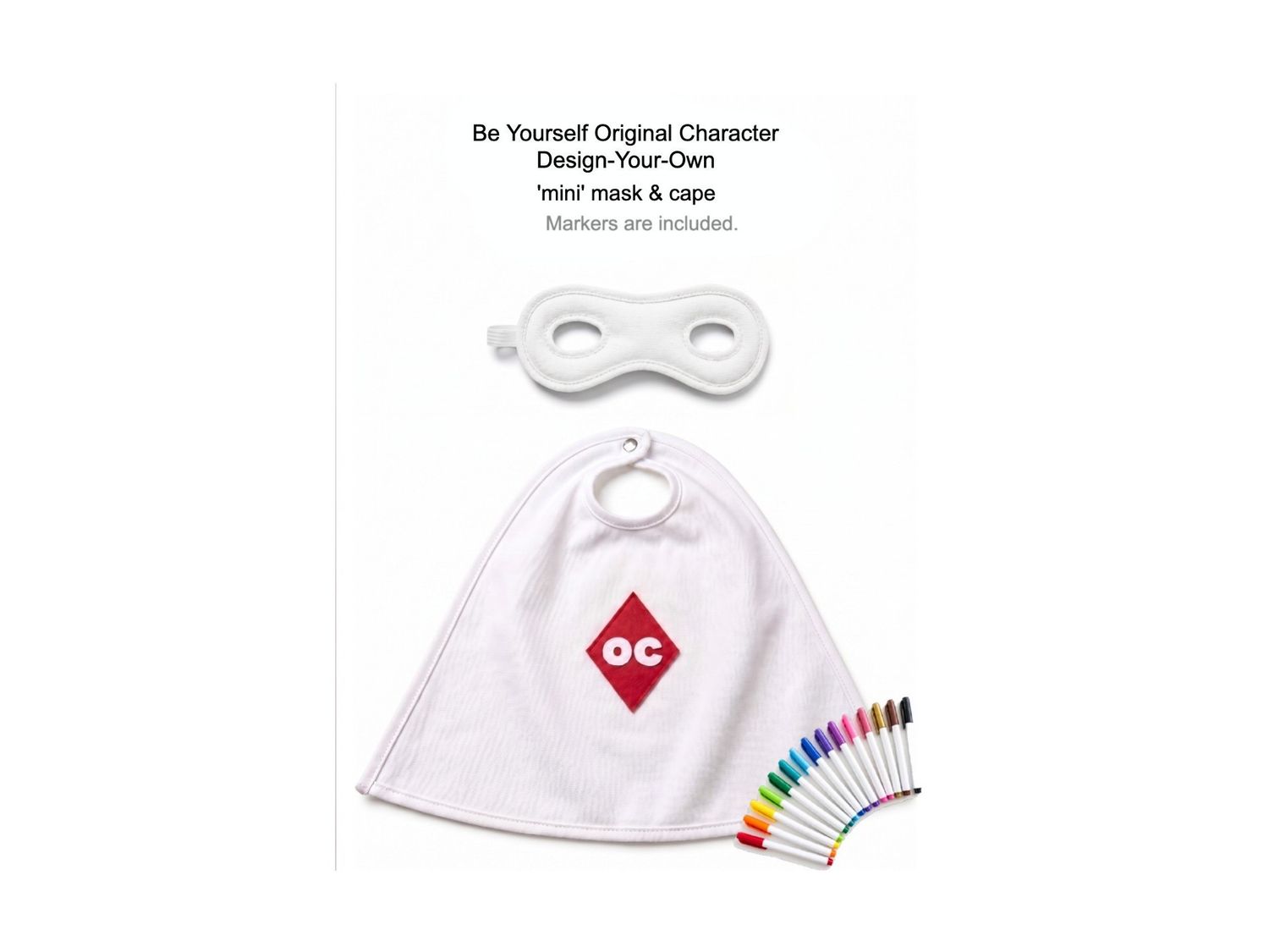 Be Yourself Original Character 'mini' mask & cape (FREE SHIPPING) Be Yourself Original Character 'mini' mask & cape (FREE SHIPPING)
