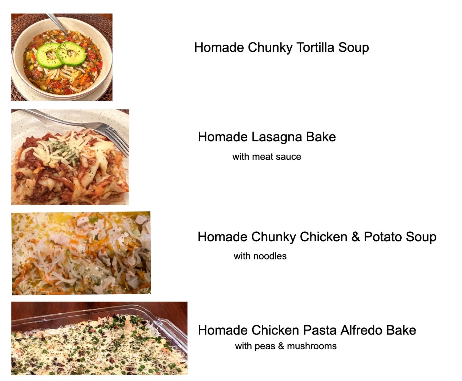 OneChef Duo-Recipe Post Cards.