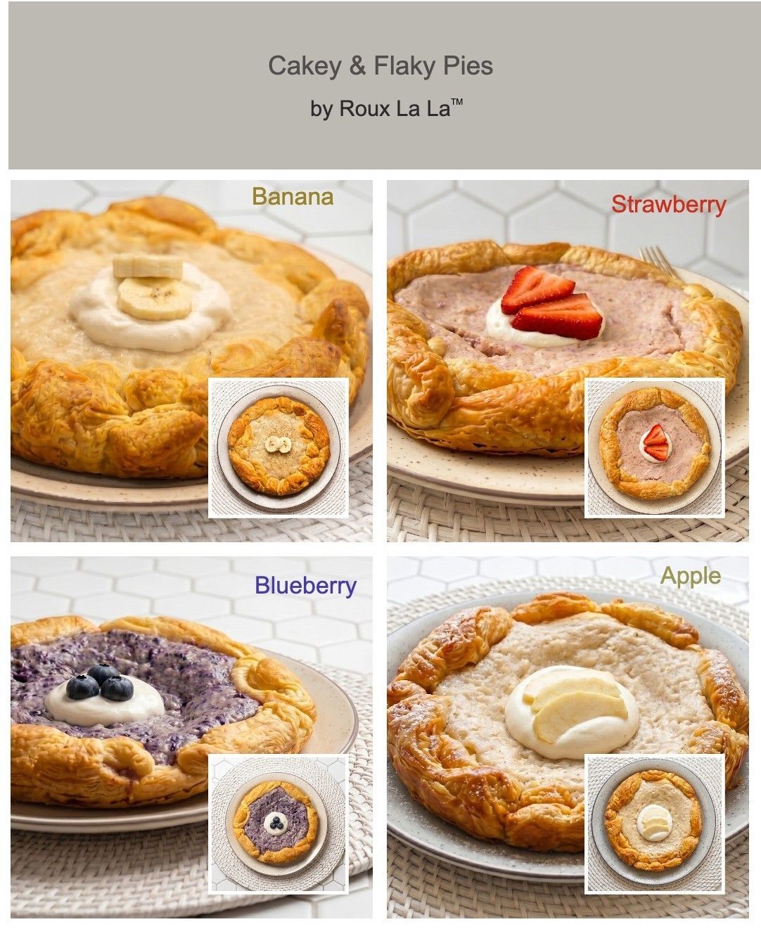 Cakey & Flaky Pies™ by Roux La La™ (FREE SHIPPING) Cakey & Flaky Pies™ by Roux La La™ (FREE SHIPPING)