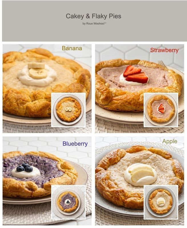 Cakey & Flaky Pies™ by Roux Woohoo!™ (FREE SHIPPING) Cakey & Flaky Pies™ by Roux Woohoo!™ (FREE SHIPPING)