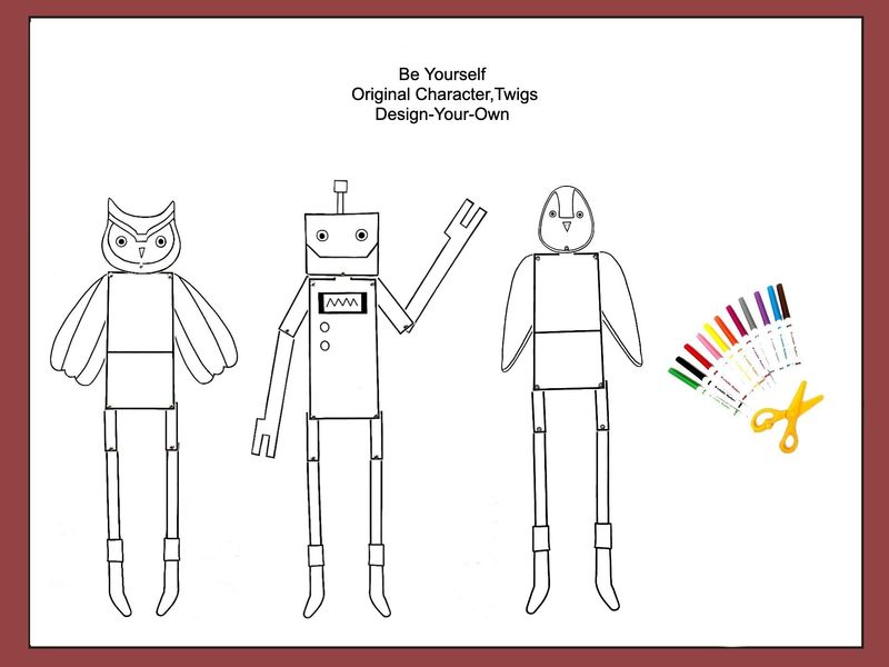 Be Yourself Original Character Design-Your-Own Twigs-Twig Kits