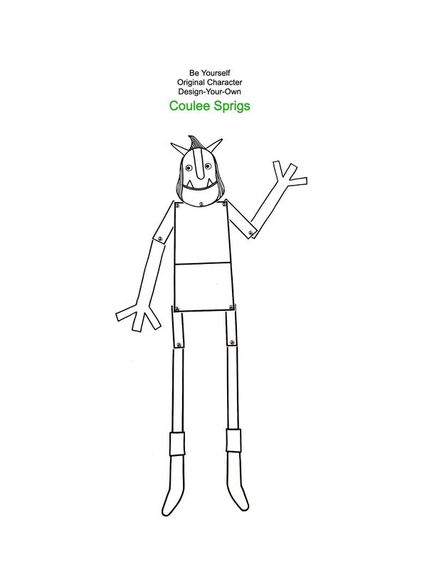 Be Yourself Original Character Design-Your-Own Coulee Sprigs- Twig Kits