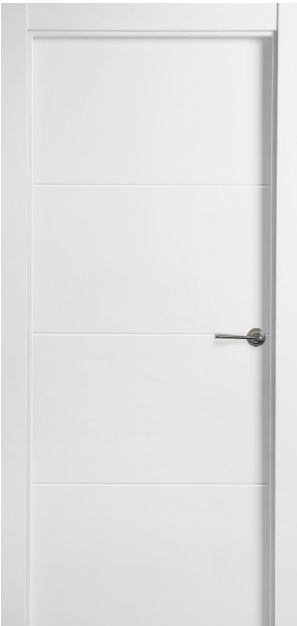 Puerta de paso Modelo 300GL  Lacado blanco 2030x725x35