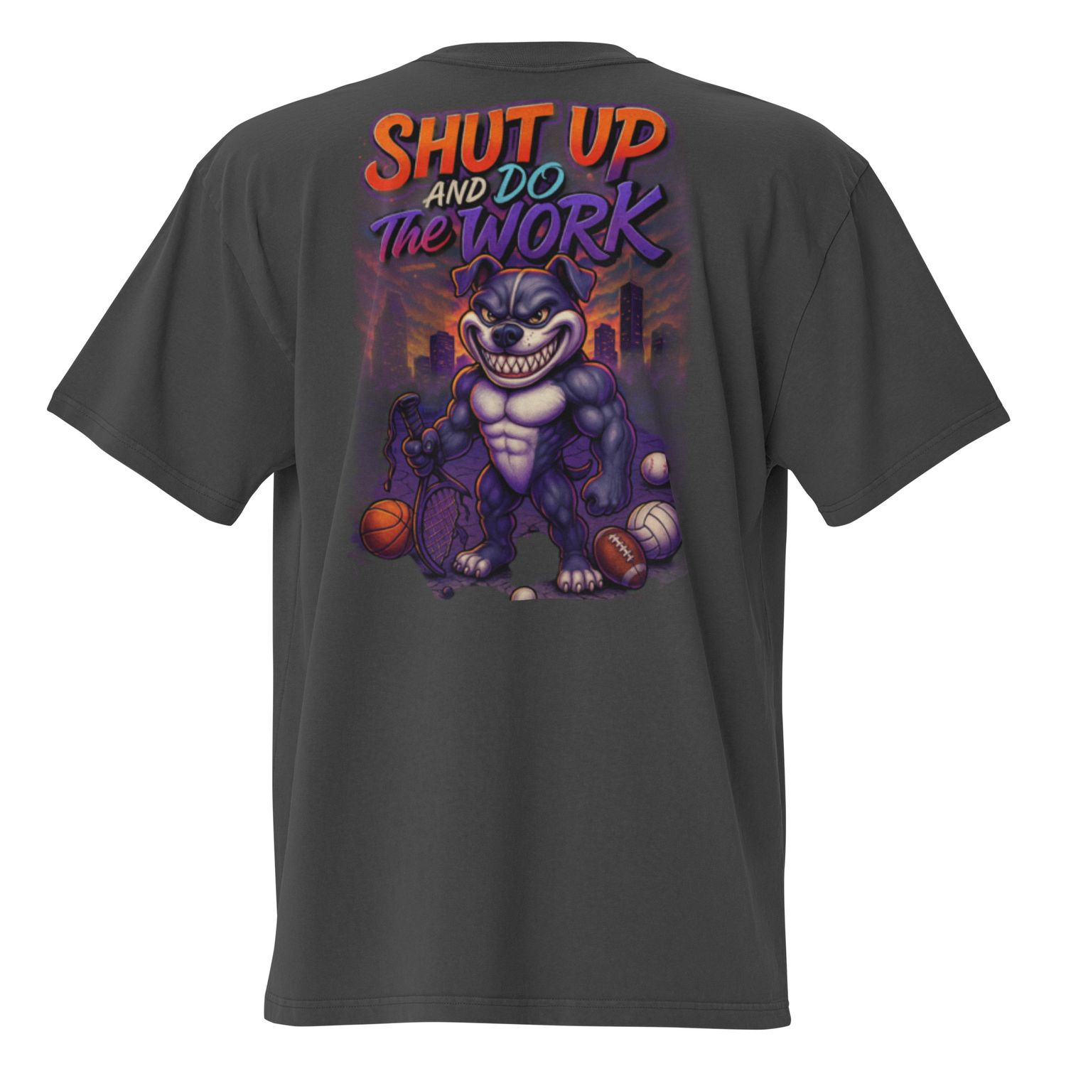 Oversized faded shut-up t-shirt