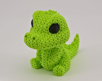 Knitted Crocidile