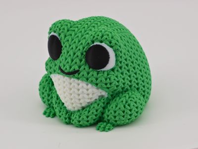 Knitted Frog