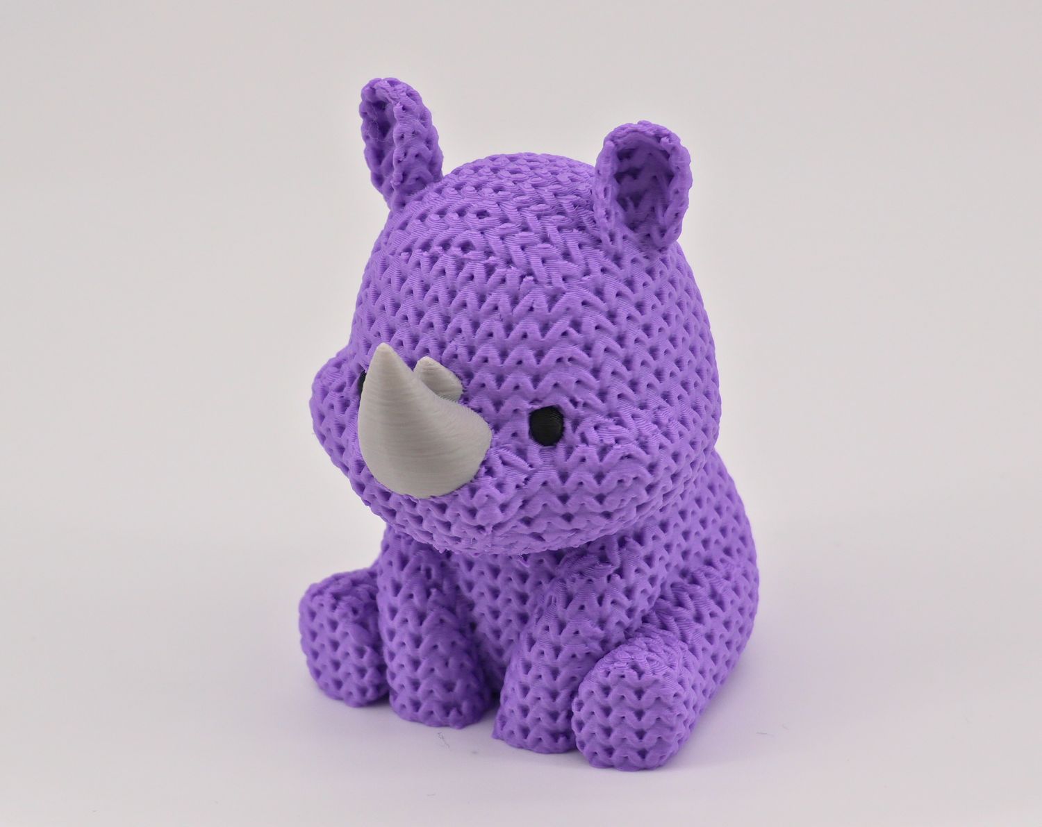 Knitted Rhino